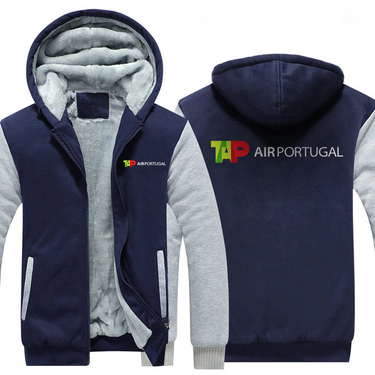 POTUGAL AIRLINES JACKETS FLEECE SWEATSHIRT